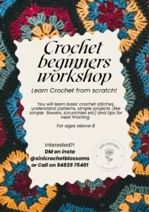 Offline crochet workshop at Sirsi