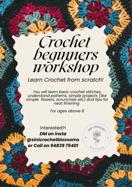 Offline crochet workshop at Sirsi