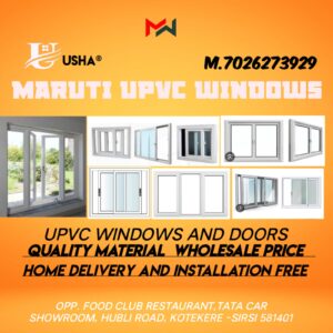 Maruti Upvc windows and steel railling