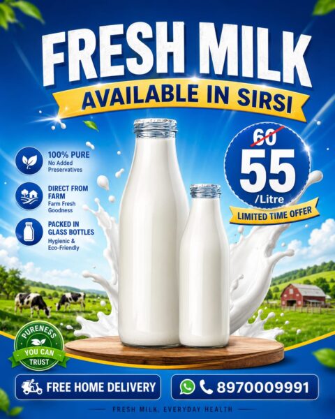Fresh Milk-Free Home Delivery