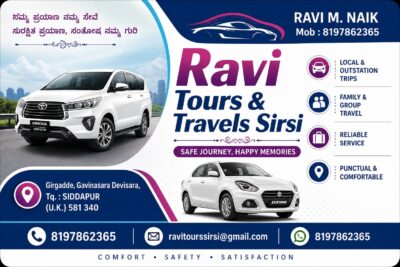 Ravi Tours & Travels Sirsi