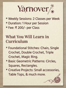 Yarnover Crochet Classes
