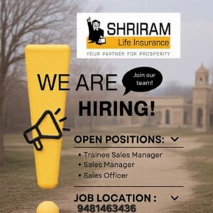 Jobs in Sriram Life Insurance-Part-Full-Time